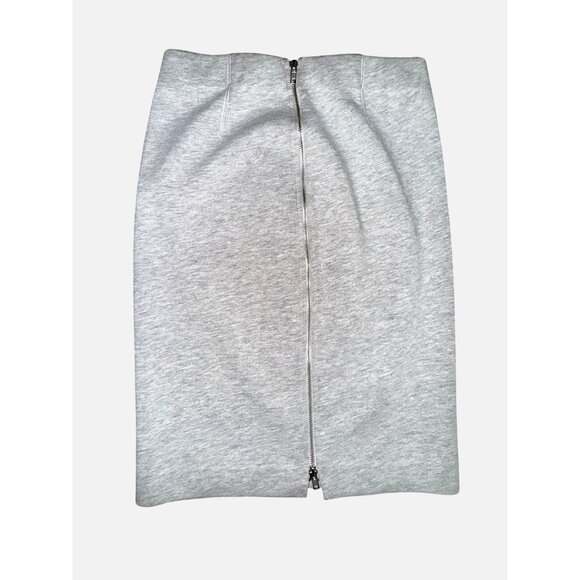 J.Crew Grey Pencil Skirt With Back Zip Small Sexy Pinup Retro Classic Bodycon - Picture 1 of 8